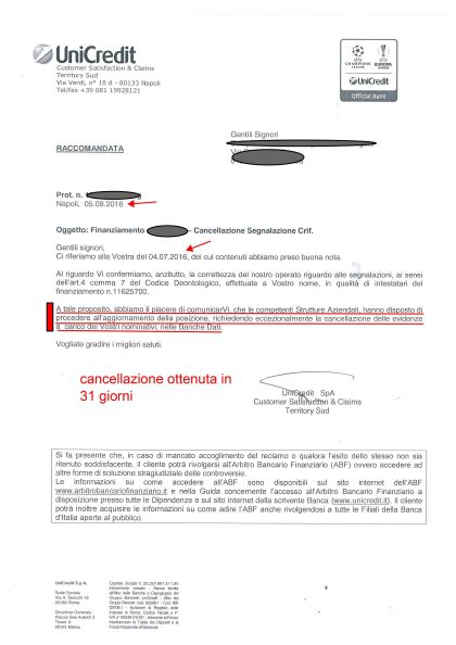 Cancellazione Unicredit Scaled