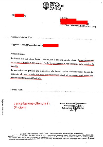 Cancellazione MPS